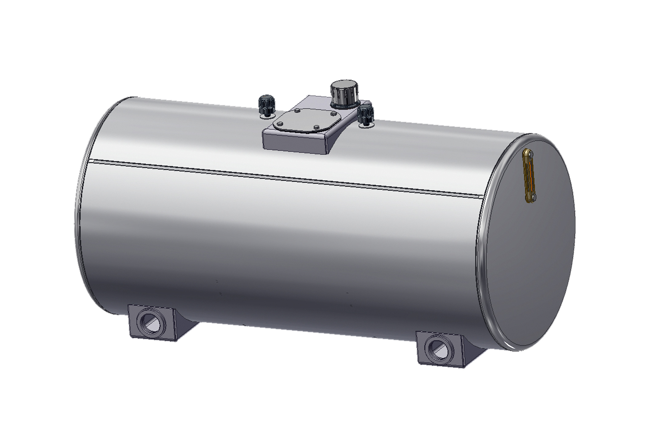 Aluminum Saddlemount - 75 Gallon Hydraulic Tanks