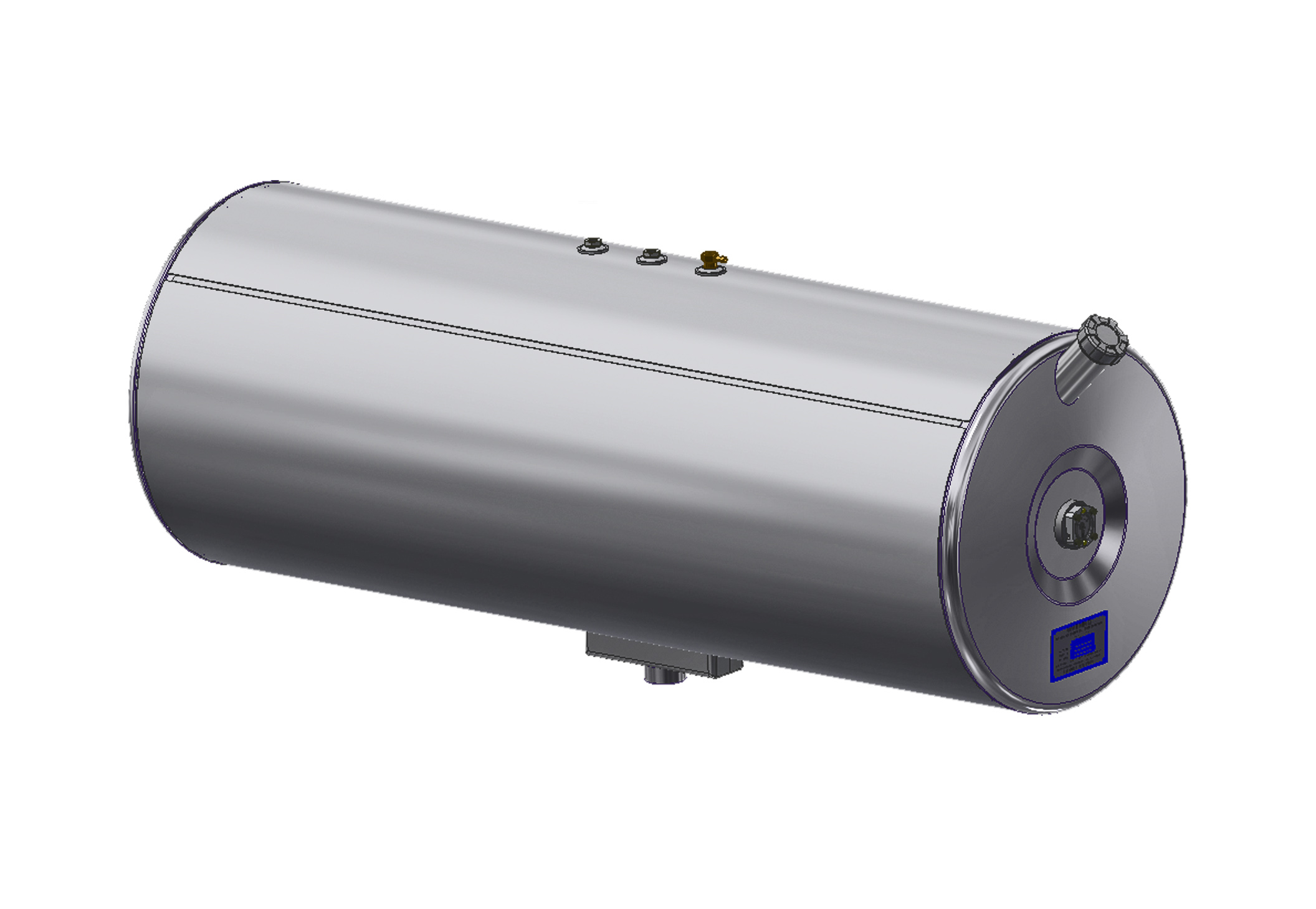 22-Diameter-Reefer-Tanks - Aluminum-Reefer-Tank-100-Gallon